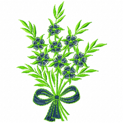 Flowers And Tree Embroidery Design 6 Flowers And Tree Embroidery Design 6